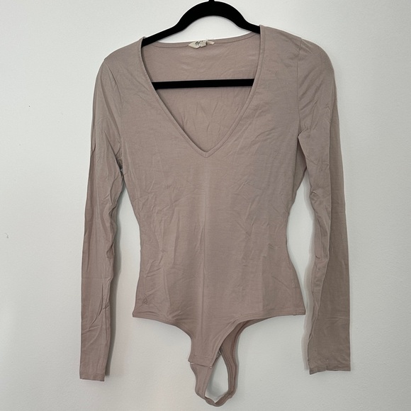 Madewell Tops - [Madewell] Long Sleeve V-Neck Bodysuit
